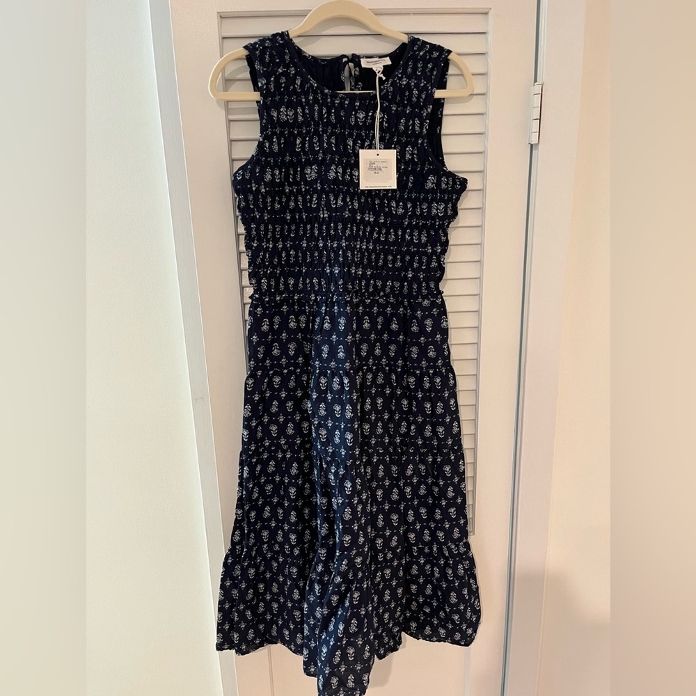 Beachy Smocked Midi Dress